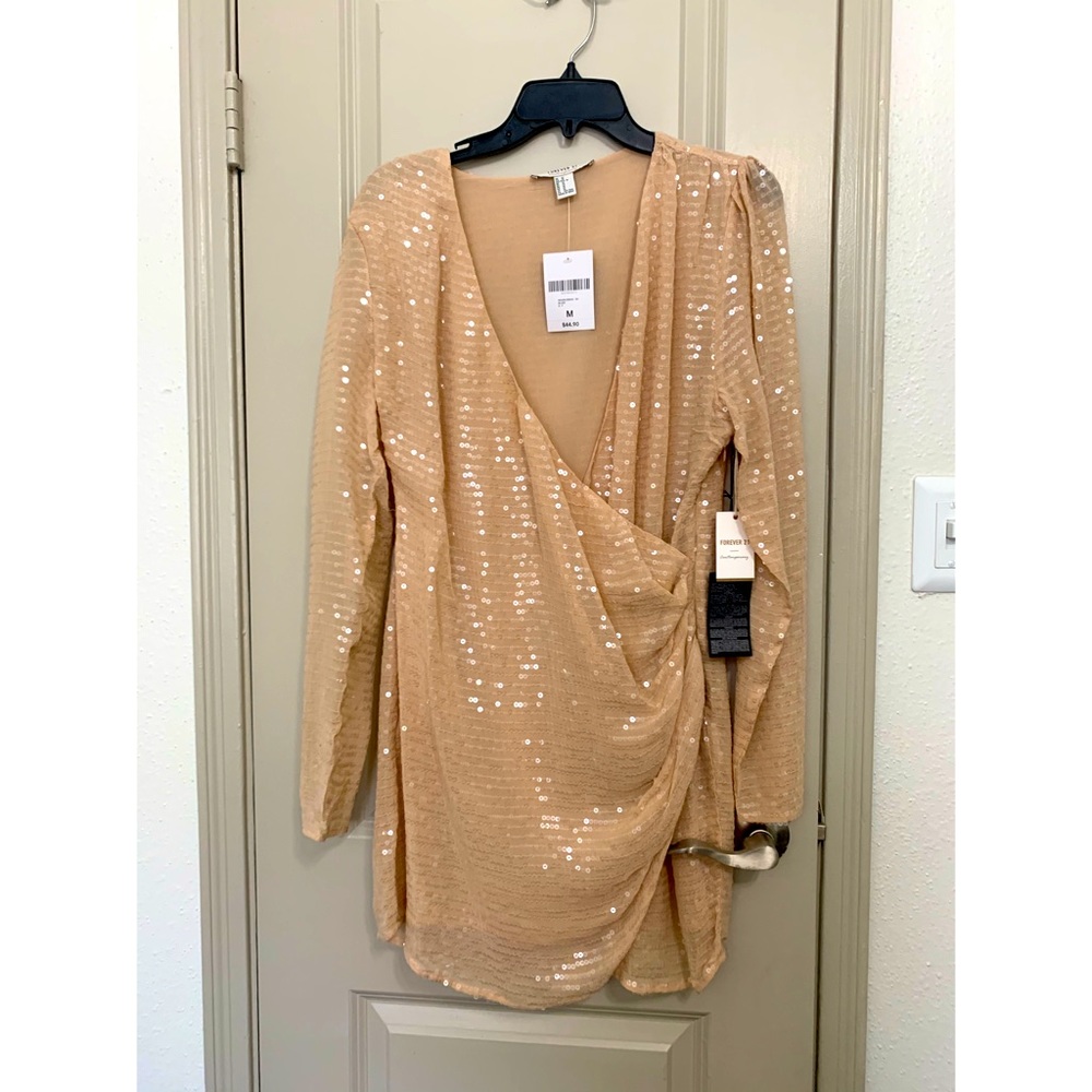 Gorgeous Nude Sequin Dress
